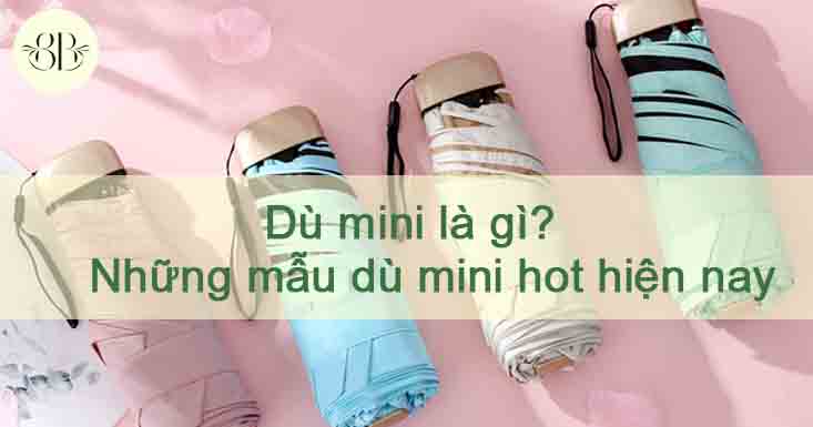 Dù mini là gì? Những mẫu dù mini hot nhất hiện nay